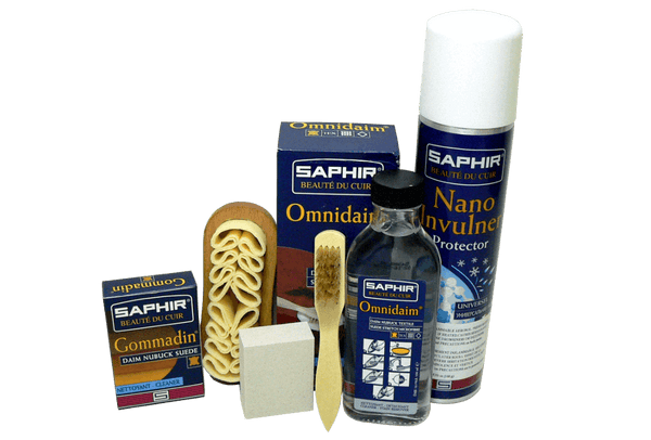 Saphir Total Suede Cleaning Kit – Stain Remover & Weather Protection Set - ValentinoGaremi