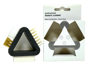 Suede and Nubuck Cleaner Triangular Brush by Valentino Garemi - ValentinoGaremi