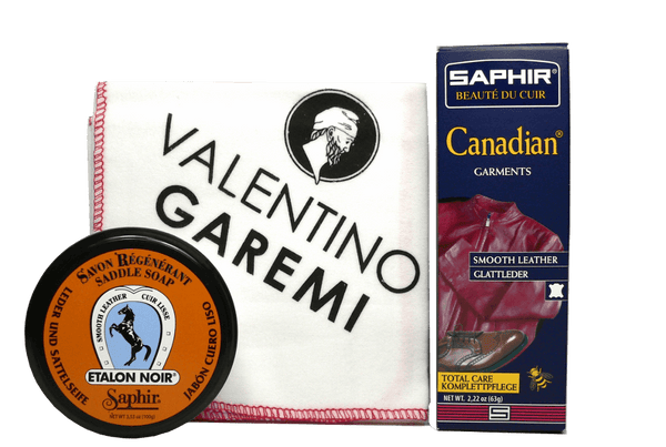 Leather Garments Clean & Care Set – Maintenance Kit by Saphir France - ValentinoGaremi