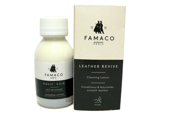 Cleaning Leather Lotion for Shoes & Garments - Raviv Cuir by Famaco France - ValentinoGaremi